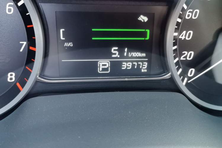 Used Nissan Sylphy 2021 Classic 1.6XE CVT Comfort Edition Odometer Close Up