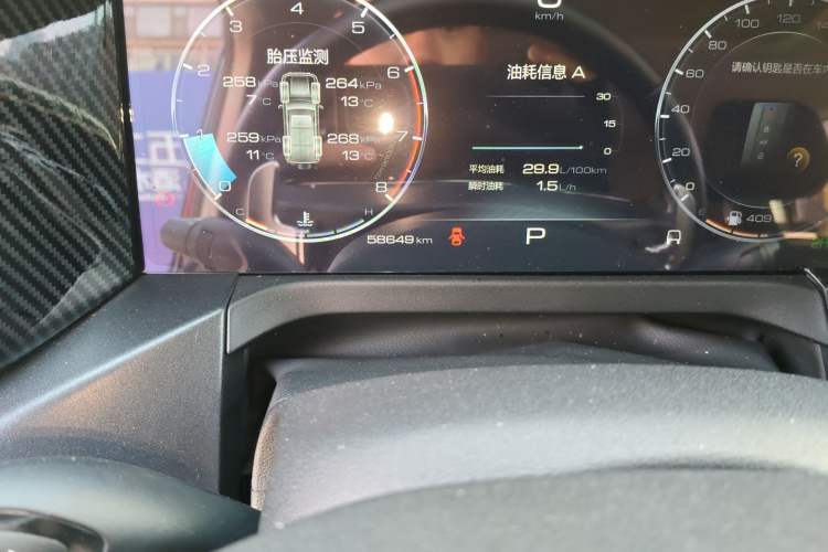 Used Tank 300 2021 Off-Road Edition 2.0T Challenger Odometer Close Up