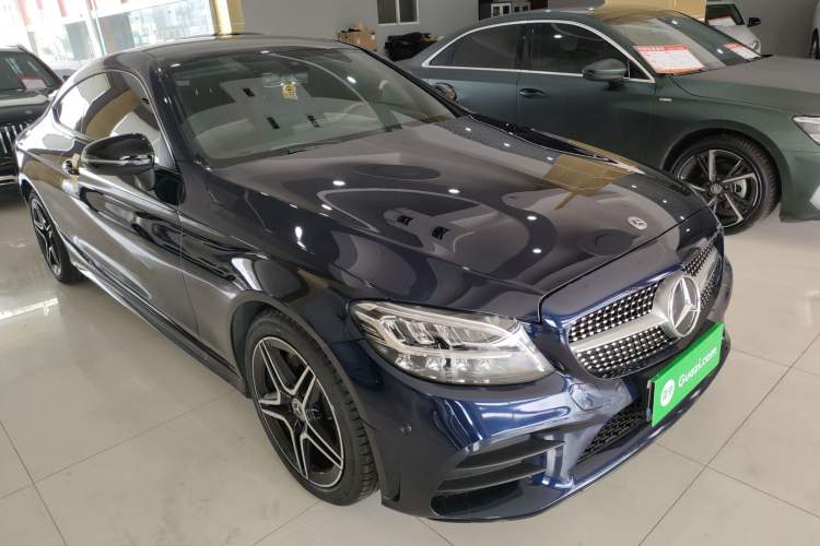 Used Mercedes-Benz C-Class 2022 Refreshed C 260 Coupe Front Right 45 Deg