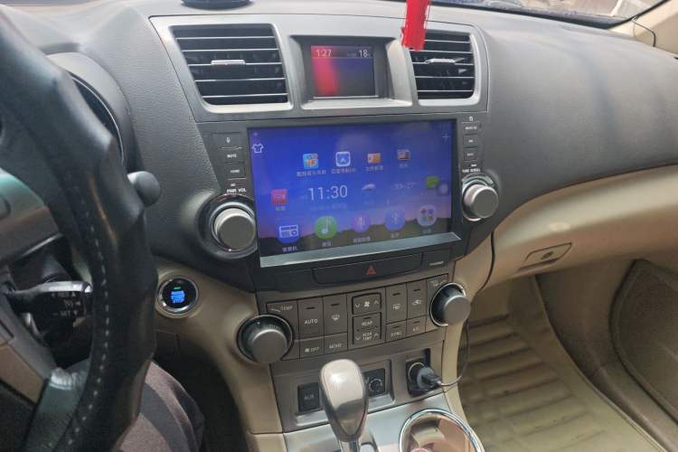 Used Toyota Highlander 2009 3.5L 4x4 7-Seater Luxury Edition Audio And AC Panel