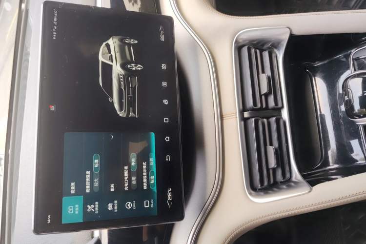 Used BYD Song PLUS New Energy 2021 EV Deluxe Model Audio And AC Panel