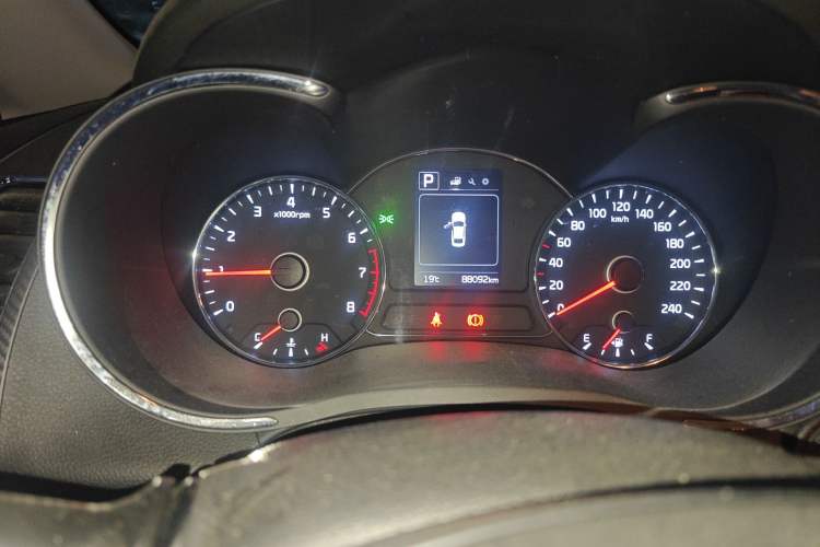 Used Kia K3 2016 1.6L Automatic DLX Odometer Close Up