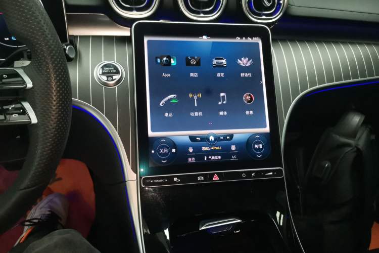 Used Mercedes-Benz C-Class 2022 Restyled C 260 L Sport Edition Audio And AC Panel