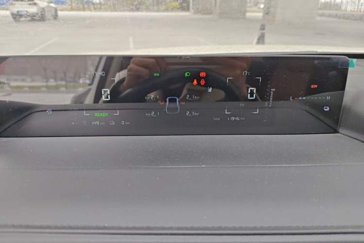 Used CHANGAN NEVO A05 2024 Truly Delicious Version 70" Beyond-Grade Edition Odometer Close Up