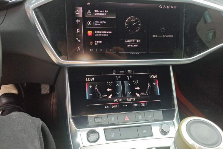 Used Audi A6L 2021 45 TFSI Prestige Dynamic Edition Audio And AC Panel