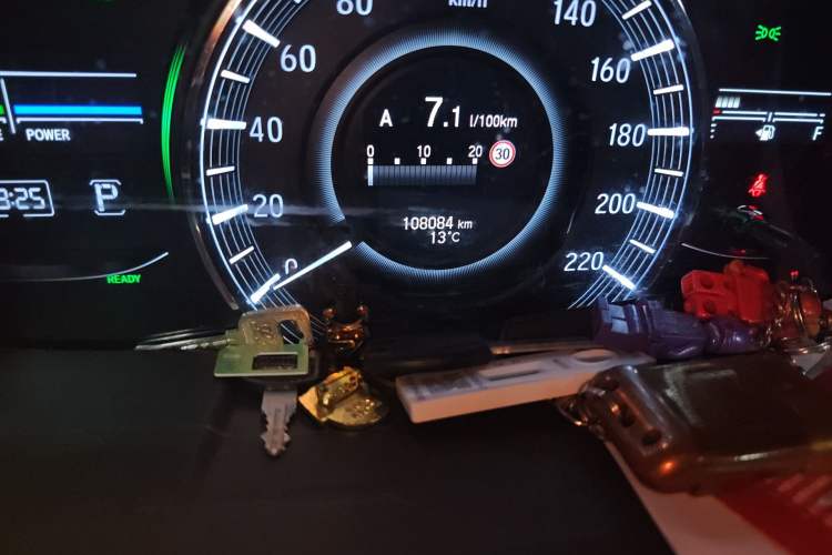 Used Honda Odyssey 2019 2.0L Rui-Zunxiang Edition Odometer Close Up