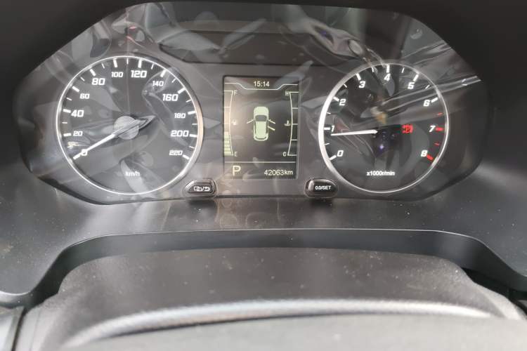 Used Chery Tiggo 5x 2022 Superhero Edition 1.5L CVT Fashion Model Odometer Close Up