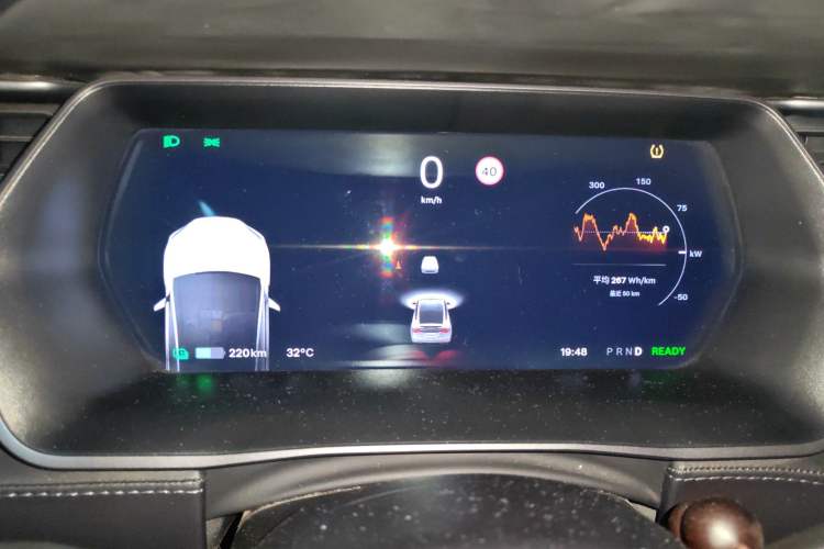 Used Tesla Model X 2017 X 100D Long Range Edition Instrument Cluster