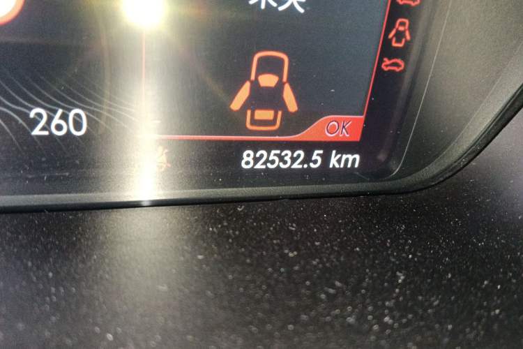 Used Lincoln Continental 2017 3.0T Four-Wheel Drive Presidential Edition Odometer Close Up