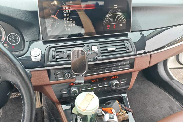 Used BMW 5 Series 2014 520Li Elegant Model Audio And AC Panel