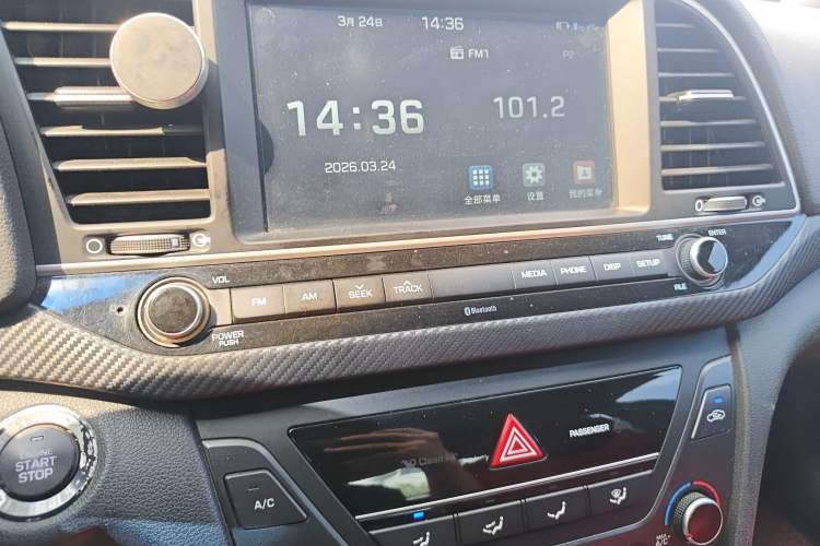 Used Hyundai Elantra (6th Generation / Lingdong) 2018 1.4T Dual-Clutch Xuan Dong · Dynamic Edition Audio And AC Panel