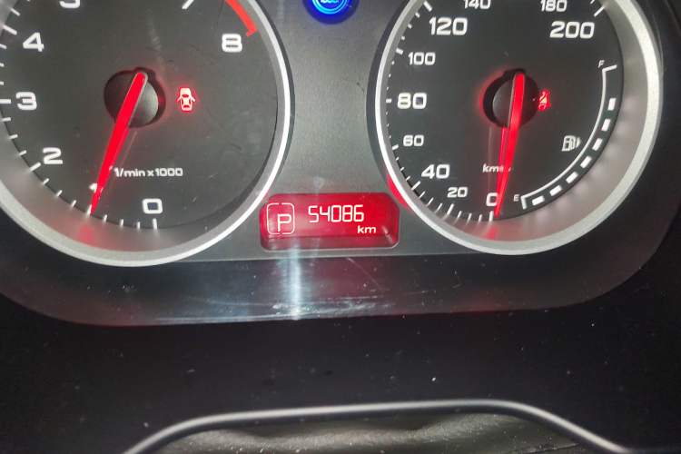 Used MG 3 2017 1.5L Automatic Smart Connect Elite Edition Odometer Close Up