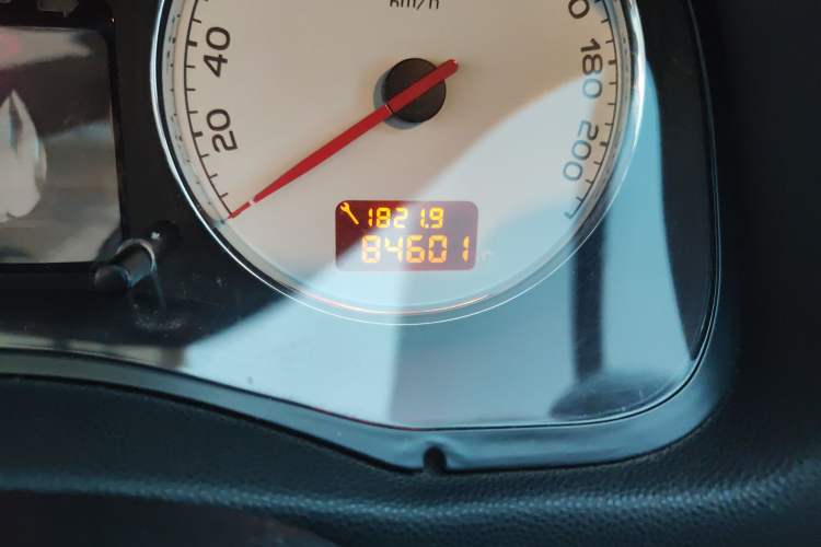 Used Peugeot 307 2010 Hatchback 1.6L Automatic Comfort Edition Odometer Close Up