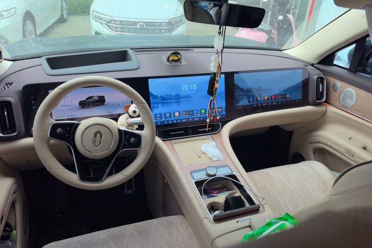 Used Hima AITO M9 2024 Range-Extended Ultra Version 42 kWh 6-Seater Model Center Console