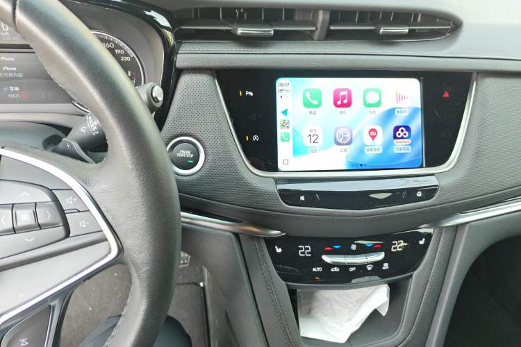 Used Cadillac XT5 2024 2.0T Two-Wheel Drive Fashion Edition Audio And AC Panel