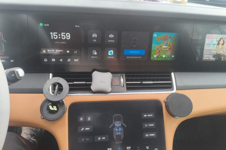 Used Li Auto ONE 2020 Extended-Range 6-Seater Version Audio And AC Panel