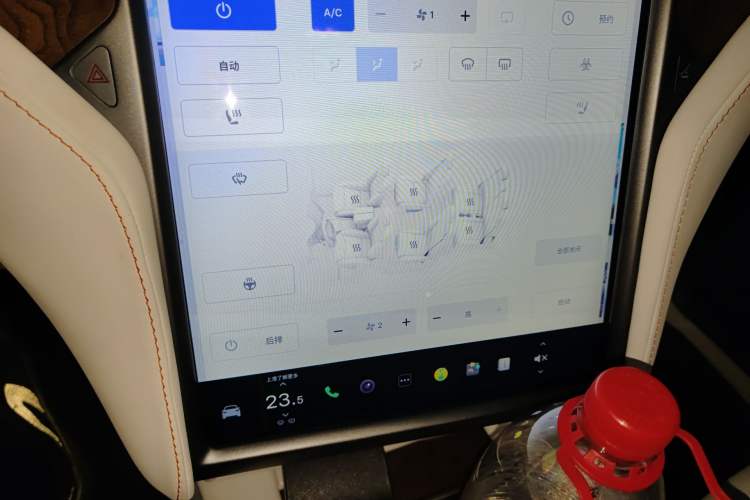 Used Tesla Model X 2019 Long-Range Version Audio And AC Panel