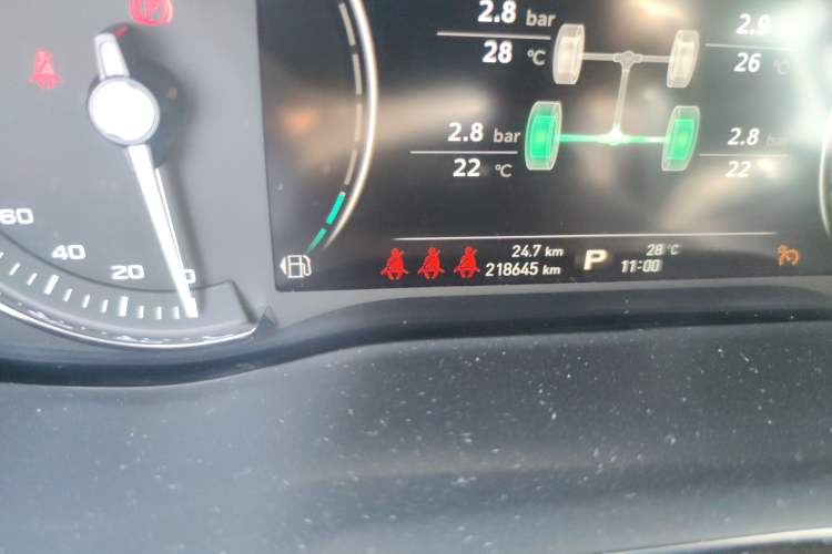 Used Roewe RX8 2019 30T Smart Connectivity Two-Wheel Drive Supreme Flagship Edition Odometer Close Up