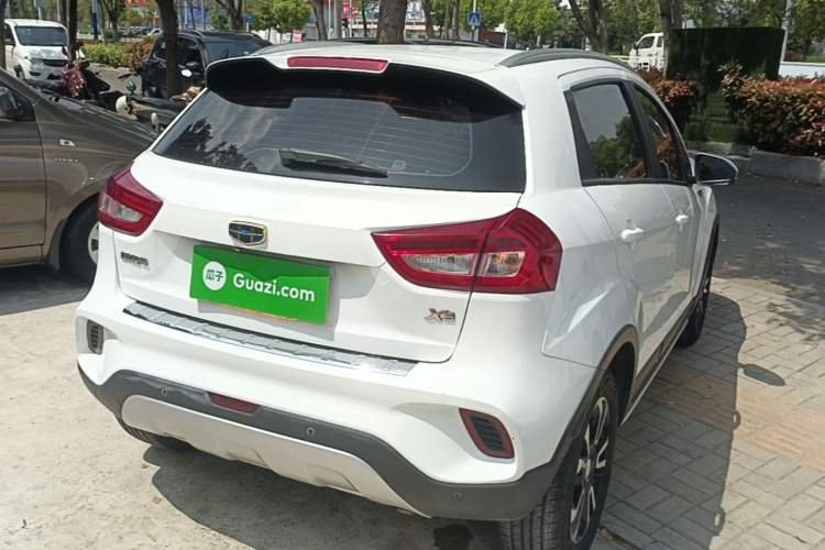Used Geely Auto Vision X3 2017 1.5L Automatic Elite Model Rear Right 45 Deg