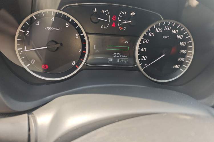 Used Nissan Sylphy 2022 Classic 1.6XE CVT Comfort Edition Odometer Close Up