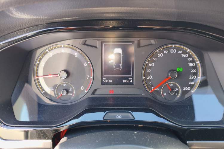 Used Volkswagen Bora 2020 1.5L Automatic Comfort Model Odometer Close Up