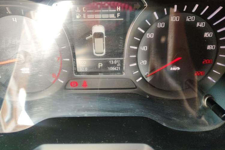 Used GAC Trumpchi GS4 2017 235T G-DCT Two-Wheel Drive Luxury Edition Odometer Close Up