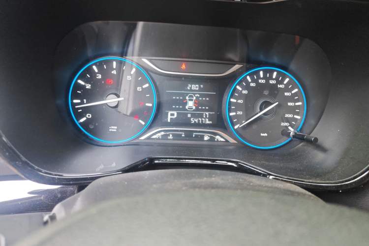 Used GAC Trumpchi GS4 2018 235T Automatic Two-Wheel Drive Luxury Smart Connectivity Version Odometer Close Up