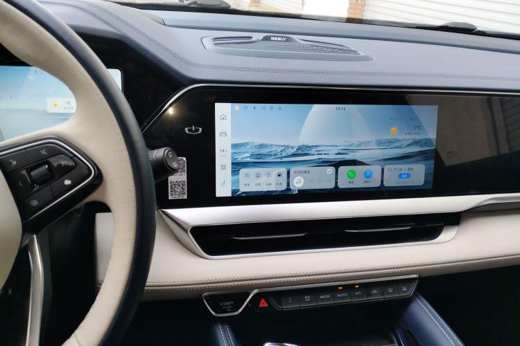 Used Geely Auto Monjaro L 2022 1.5T Leishen Hi·F Plug-in Hybrid Super Xun Audio And AC Panel