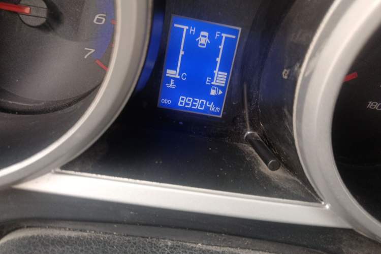 Used CHANGAN KAICHENG Ounuo S 2015 1.5L Jin Ouno Standard Model Odometer Close Up