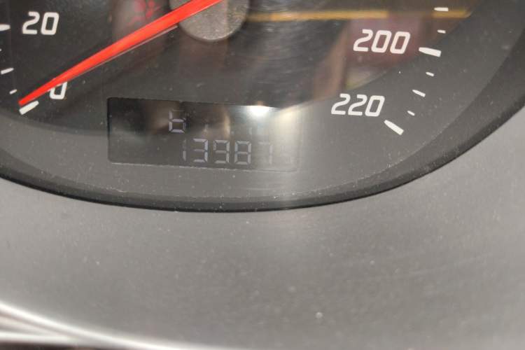 Used Haima M3 2013 1.5L Manual Standard Model Odometer Close Up