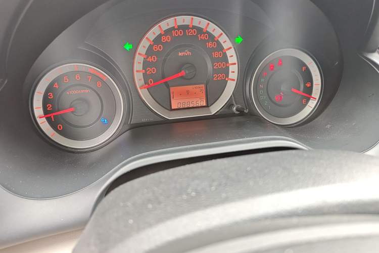 Used Honda City Classic 2011 1.5L Automatic Elite Edition Odometer Close Up