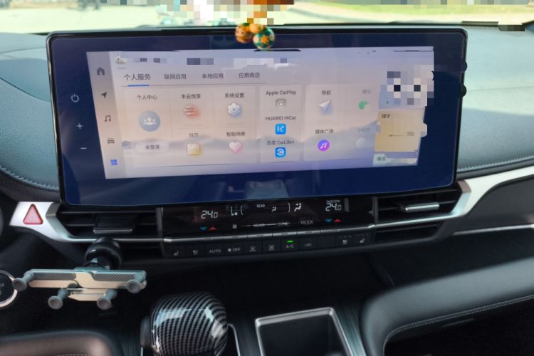 Used Toyota SIENNA 2024 2.5L Hybrid Four-Wheel Drive Prestige Edition Audio And AC Panel