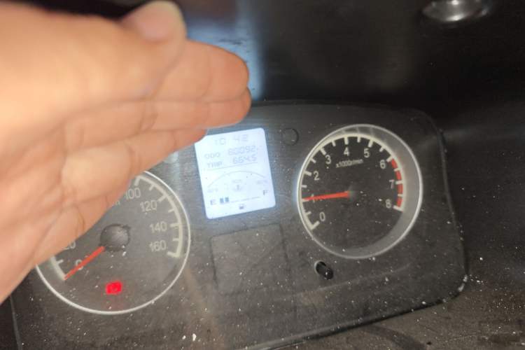 Used Jinbei Hiace X30 2018 1.5L Comfort Model DLCG14 Odometer Close Up