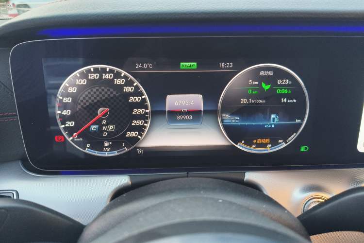 Used Mercedes-Benz E-Class AMG 2019 AMG E 53 4MATIC+ Coupe Odometer Close Up