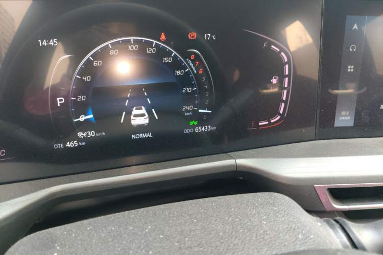 Used CHANGAN CS75 PLUS 2020 2.0T Automatic Pilot Version Odometer Close Up