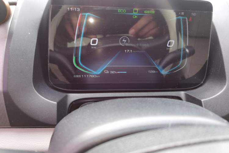 Used BYD Yuan Pro 2021 401 km Deluxe Version Odometer Close Up