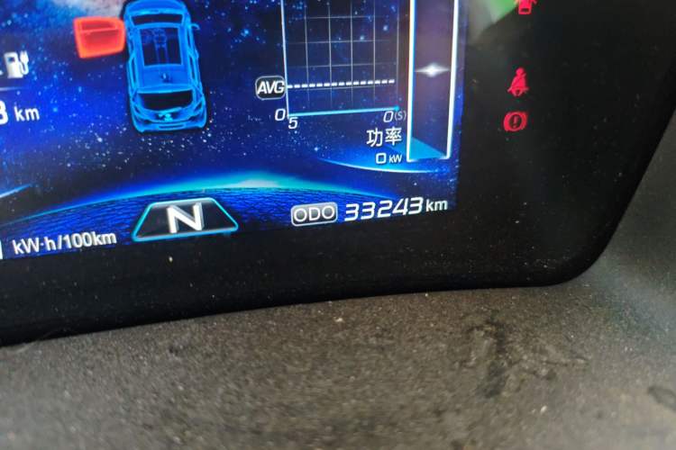Used CHANGAN Benni EV 2018 EV260 Fashion Edition Odometer Close Up