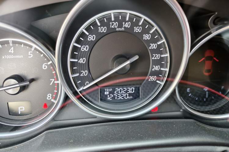 Used Mazda CX-5 2015 2.5L Automatic 4x4 Flagship Model Odometer Close Up