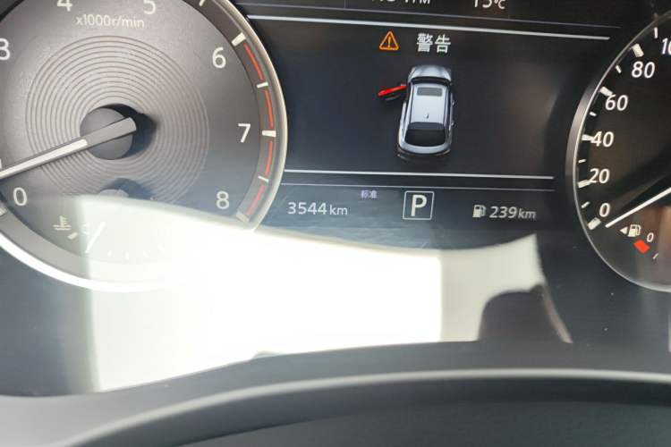 Used Infiniti QX55 2022 2.0T All-Wheel-Drive Ignite Edition Odometer Close Up