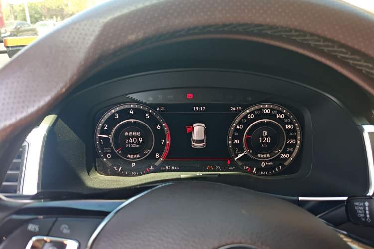 Used Volkswagen Teramont 2019 530 V6 Four-Wheel Drive Prestige Flagship Edition China V Standard Instrument Cluster