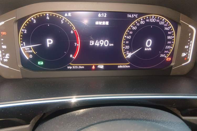 Used Volkswagen Tiguan L 2021 330TSI Automatic Two-Wheel Drive R-Line Enhanced Edition Odometer Close Up