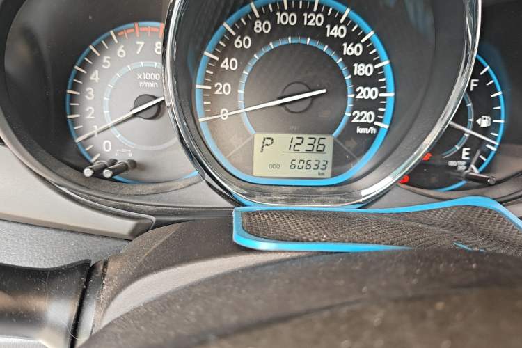 Used Toyota Vios 2014 1.5L Automatic ZhiZhen Edition Odometer Close Up