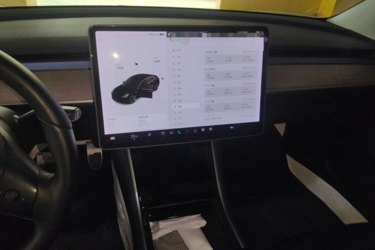 Used Tesla Model 3 2020 Standard Range Rear-Wheel Drive Upgraded Version Audio And AC Panel