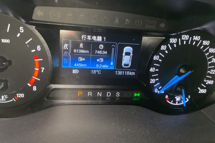 Used Ford Mondeo 2013 1.5L GTDi180 Fashion Edition Odometer Close Up