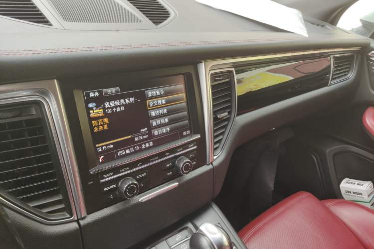 Used Porsche Macan 2014 Macan S 3.0T Audio And AC Panel