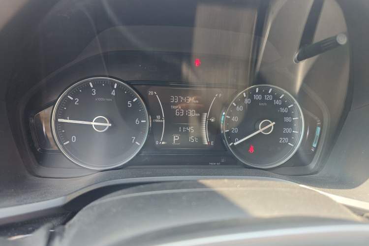 Used Honda Crider 2019 180 Turbo CVT Luxury Edition China VI Emission Standard Odometer Close Up