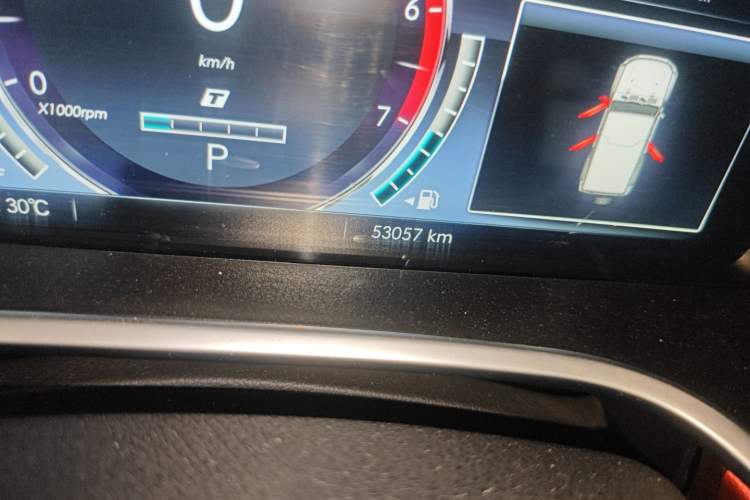 Used BAIC Off-Road BJ40 2019 PLUS 2.3T Automatic Four-Wheel Drive Premium Edition China VI Odometer Close Up