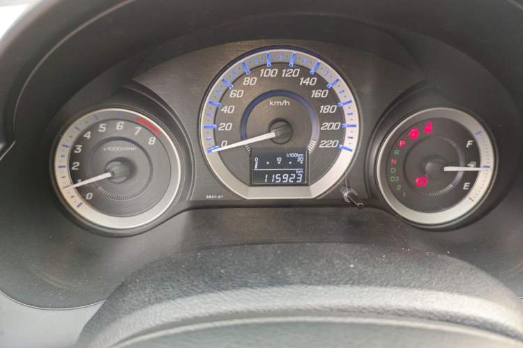 Used Honda City Classic 2012 1.5L Automatic Elite Edition Odometer Close Up