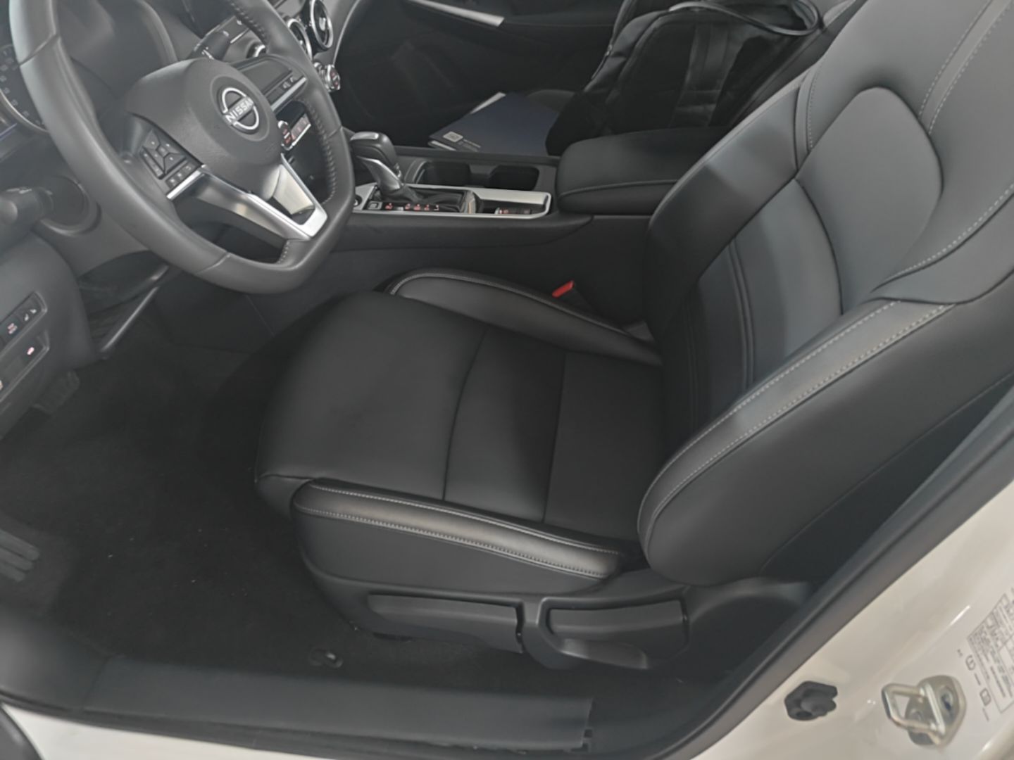 Vordere Reihe im Auto