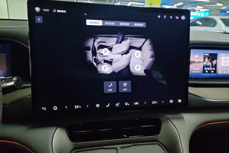 Used Denza N7 2024 630 All-Wheel Drive Intelligent Driving Max Edition Audio And AC Panel